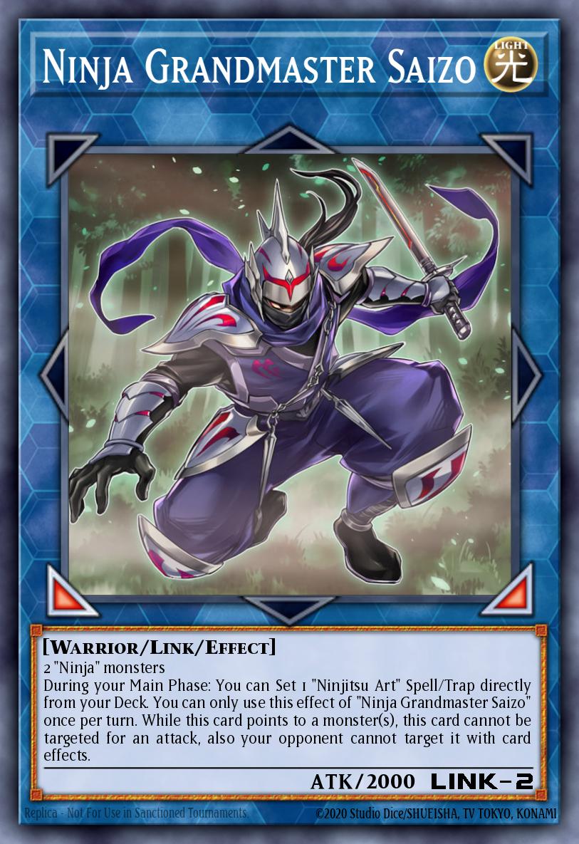 Ninja Grandmaster Saizo Super Rare OP20-EN010 OTS Tournament Pack 20 Yugioh card