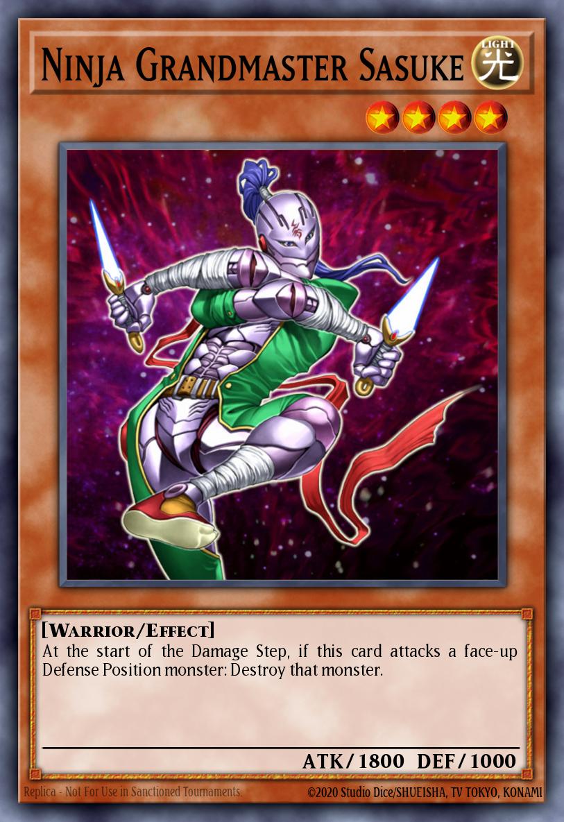 Ninja Grandmaster Sasuke Common BP02-EN029 Battle Pack 2 War of the Giants Yugioh card