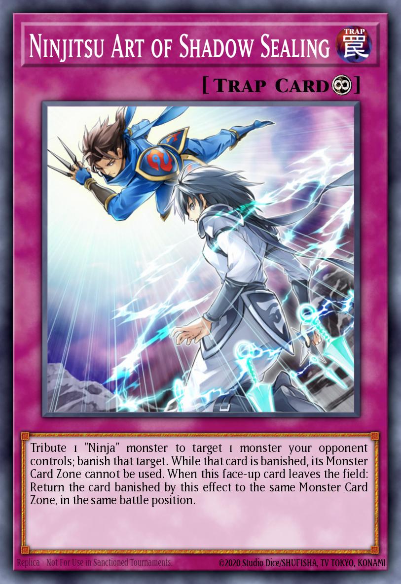Ninjitsu Art of Shadow Sealing Common REDU-EN089 Return of the Duelist Yugioh card