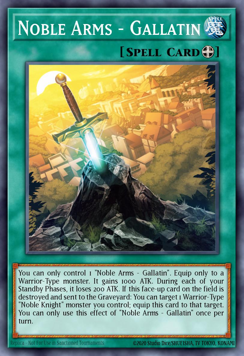 Noble Arms - Gallatin Super Rare AP03-EN008 Astral Pack Three Yugioh card