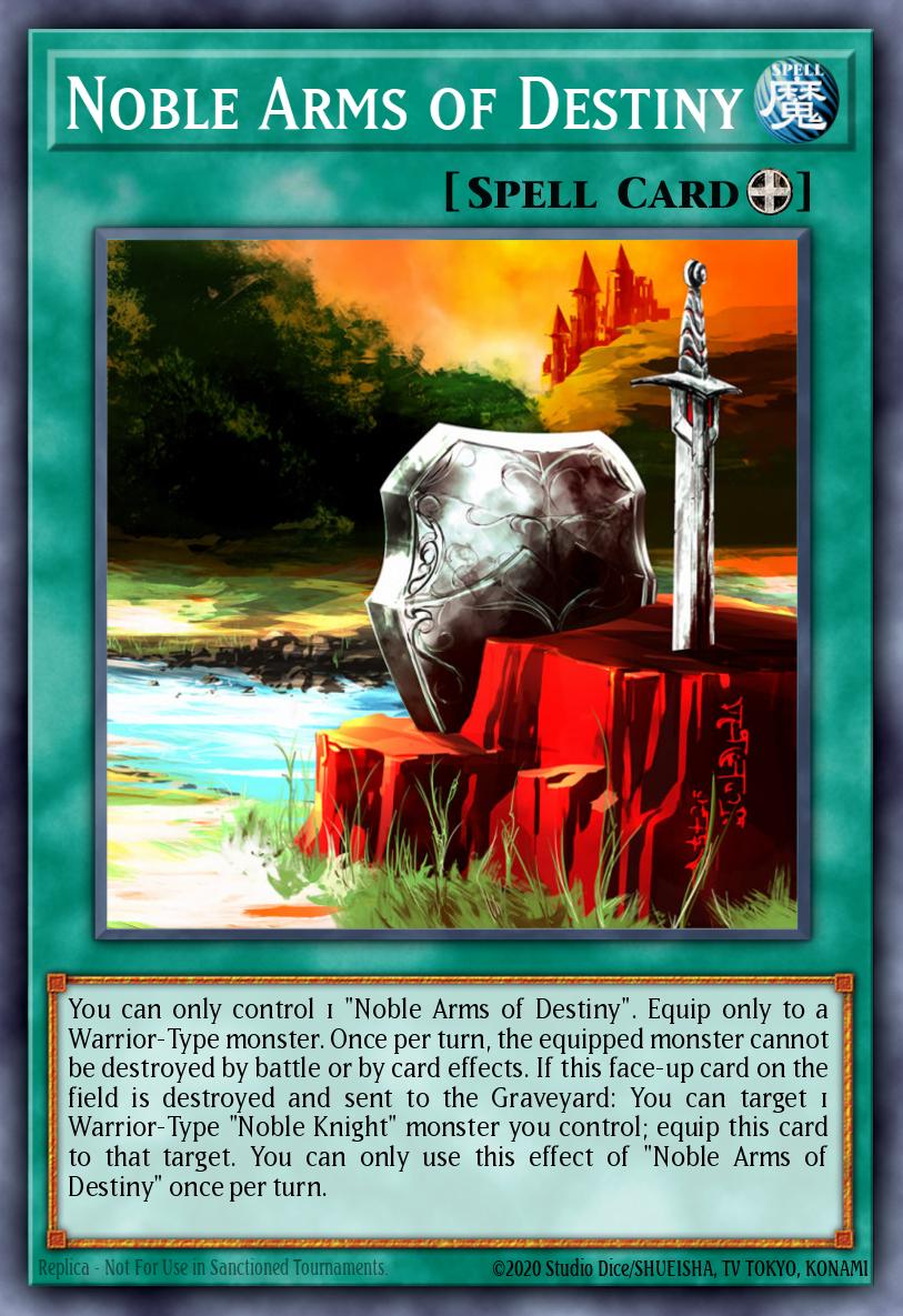 Noble Arms of Destiny Super Rare LTGY-EN087 Lord of the Tachyon Galaxy Yugioh card