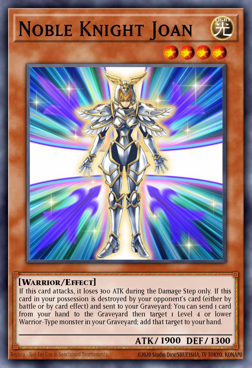 Noble Knight Joan Rare CBLZ-EN092 Cosmo Blazer Yugioh card