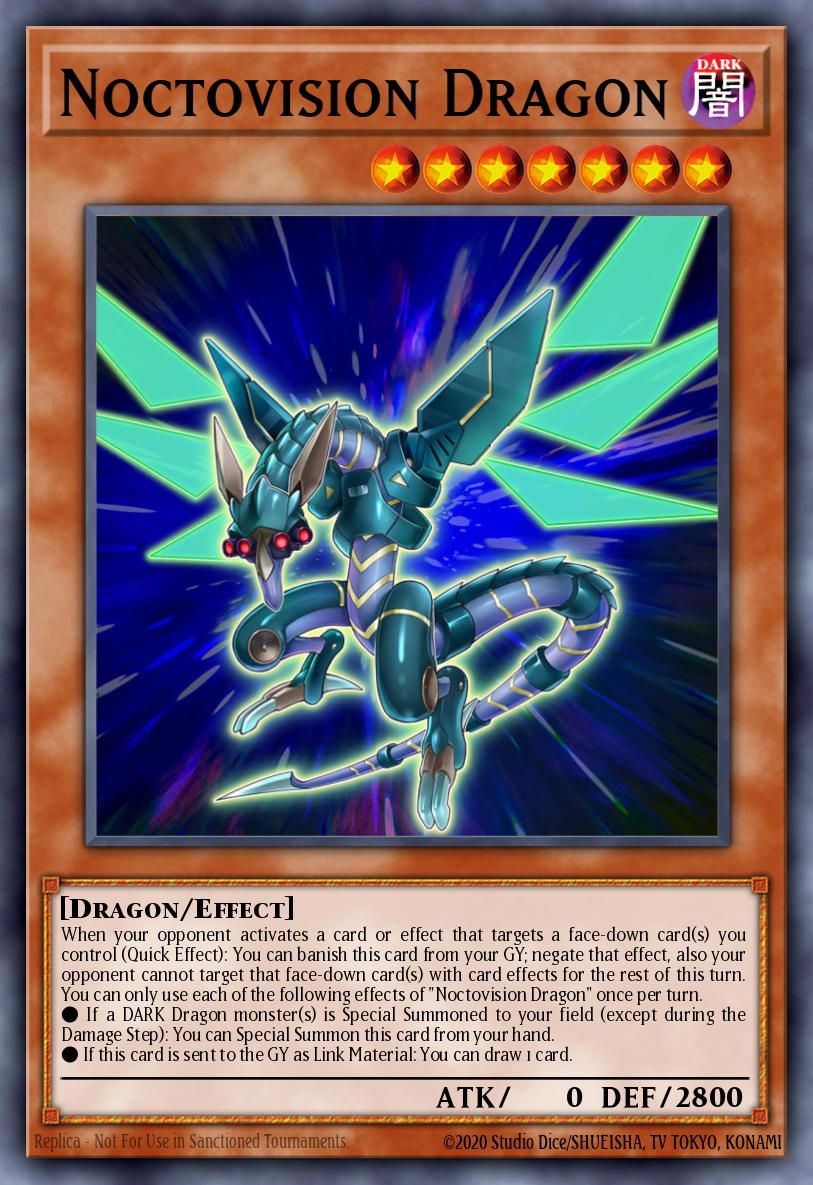 Noctovision Dragon Super Rare MP21-EN048 2021 Tin of Ancient Battles Yugioh card