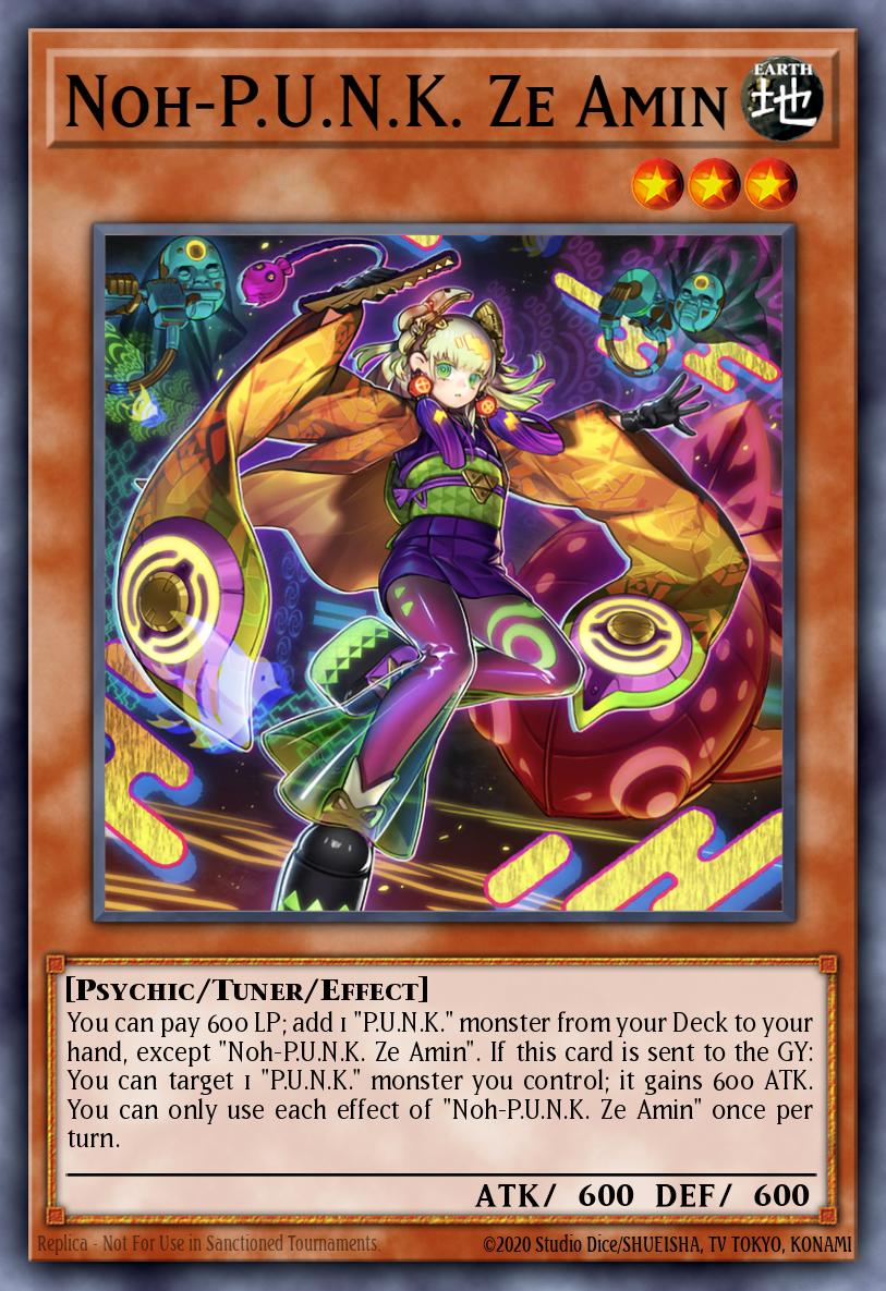 Noh-PUNK Ze Amin Ultra Rare BLMM-EN073 Battles of Legend Monster Mayhem Yugioh card