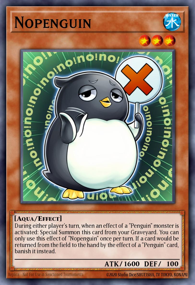 Nopenguin Common PRIO-EN037 Primal Origin Yugioh card