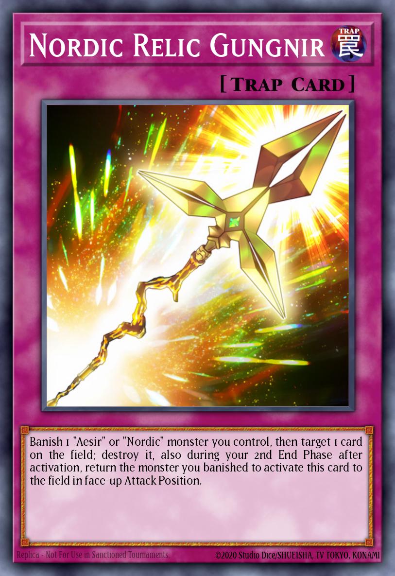 Nordic Relic Gungnir Ultra Rare LC5D-EN200 Legendary Collection 5Ds Mega Pack Yugioh card