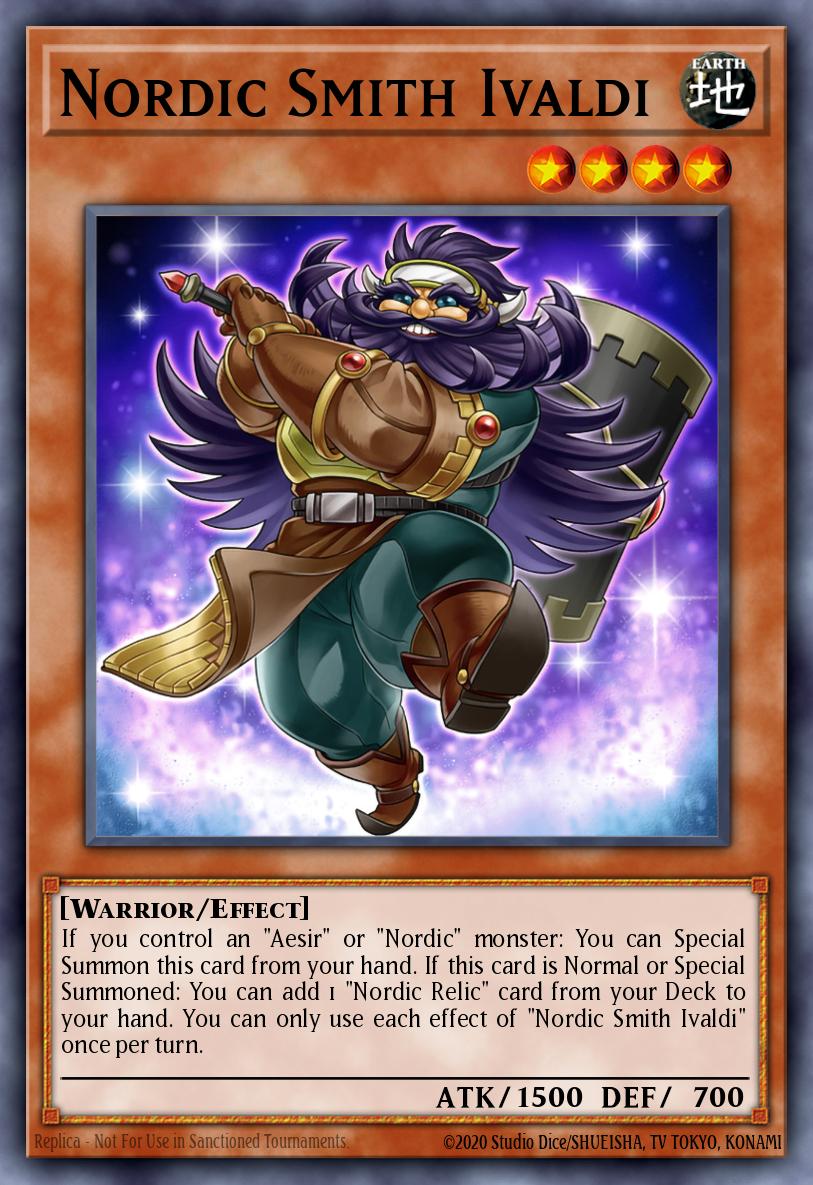Nordic Smith Ivaldi Super Rare BACH-EN012 Battle of Chaos Yugioh card
