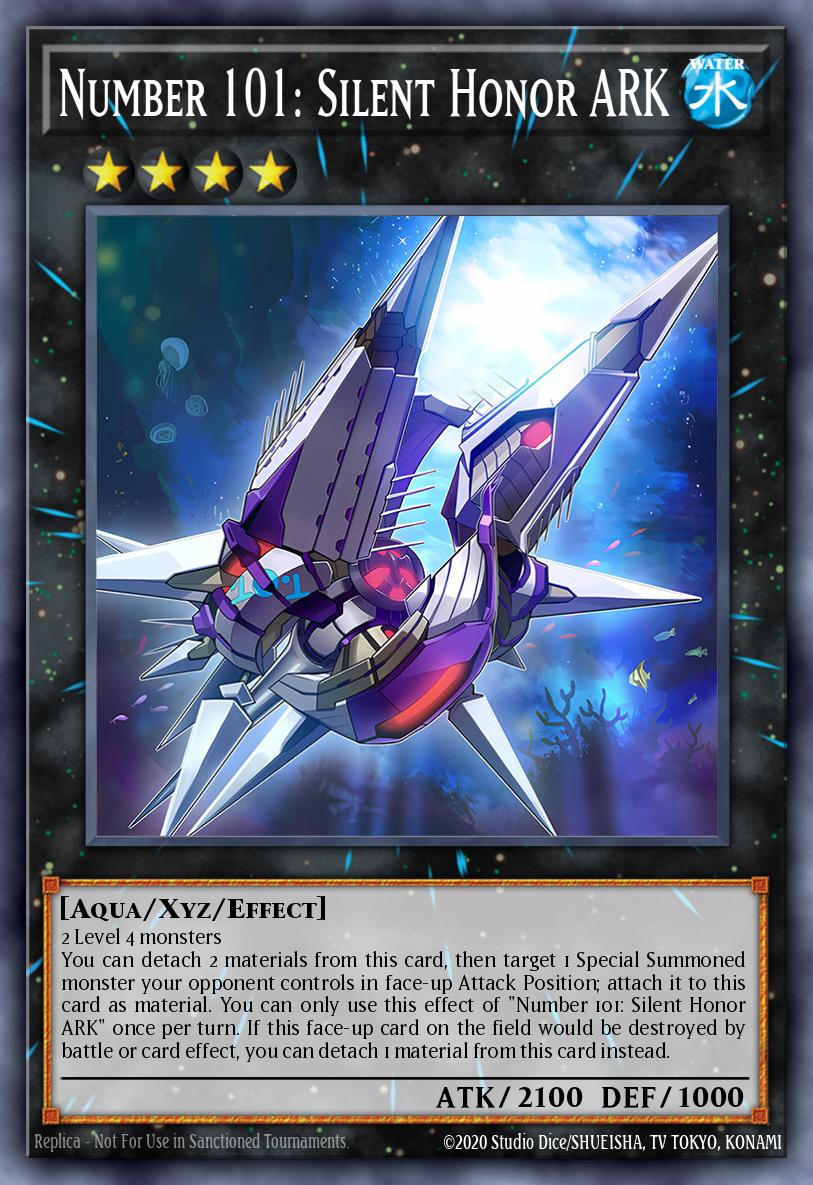 Number 101 Silent Honor ARK Ultra Rare MP14-EN219 2014 Mega-Tin Mega Pack Yugioh card