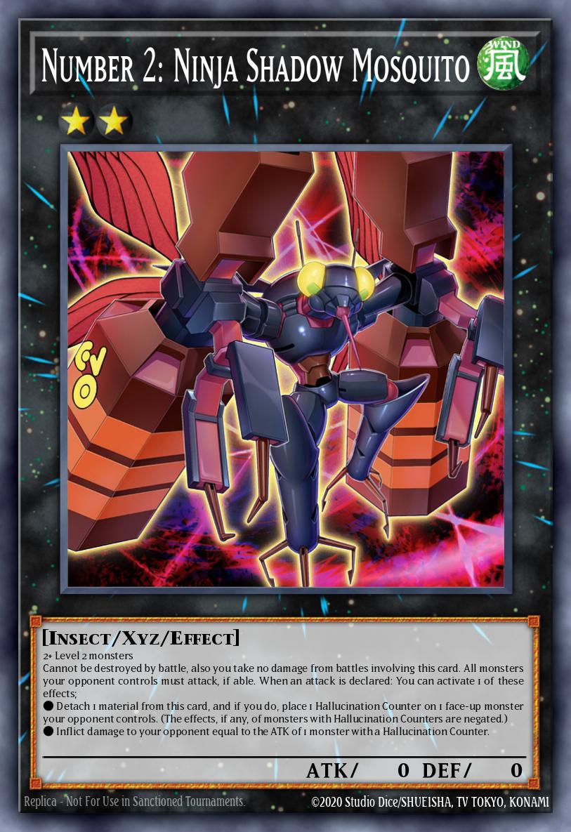 Number 2 Ninja Shadow Mosquito Ultra Rare MP25-EN291 2025 Mega-Pack Tin Yugioh card