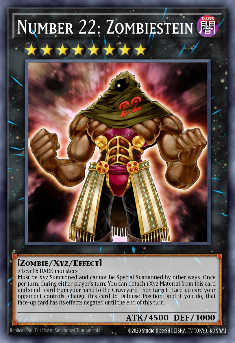 Number 22 Zombiestein Common OP20-EN019 OTS Tournament Pack 20 Yugioh card