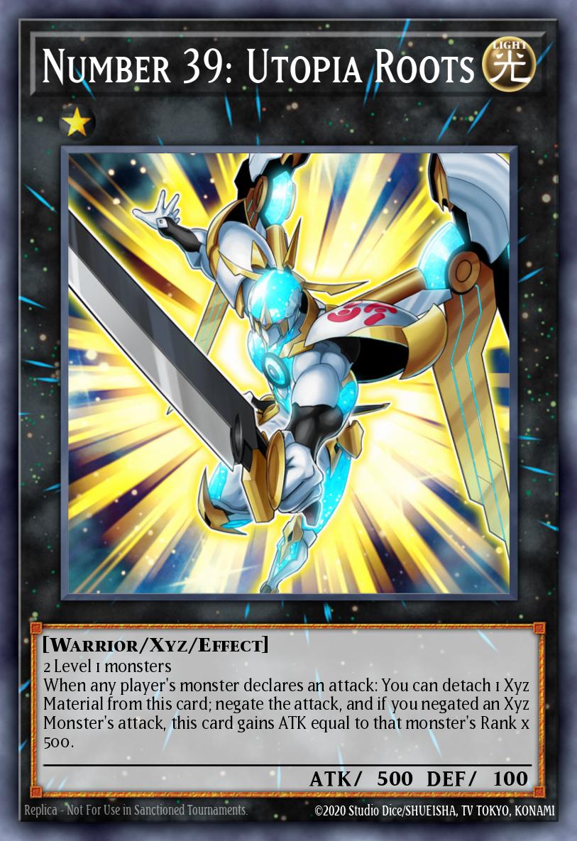 Number 39 Utopia Roots Rare LVAL-EN048 Legacy of the Valiant Yugioh card