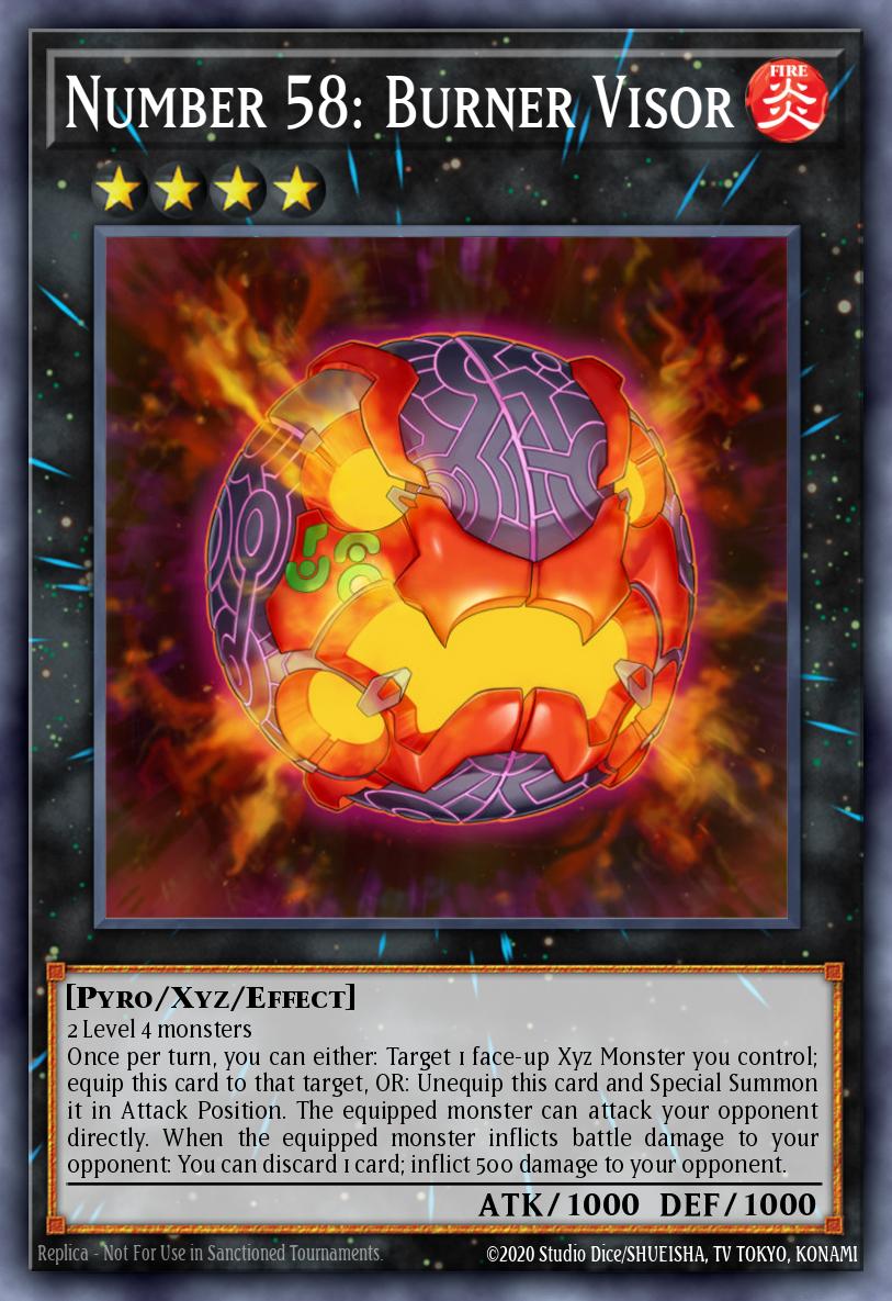 Number 58 Burner Visor Common MP15-EN122 2015 Mega-Tin Mega Pack Yugioh card