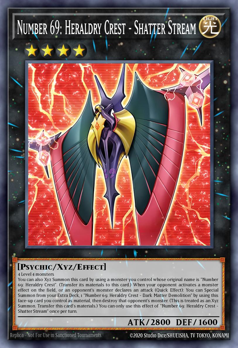 Number 69 Heraldry Crest - Shatter Stream Common ALIN-EN045 Alliance Insight Yugioh card