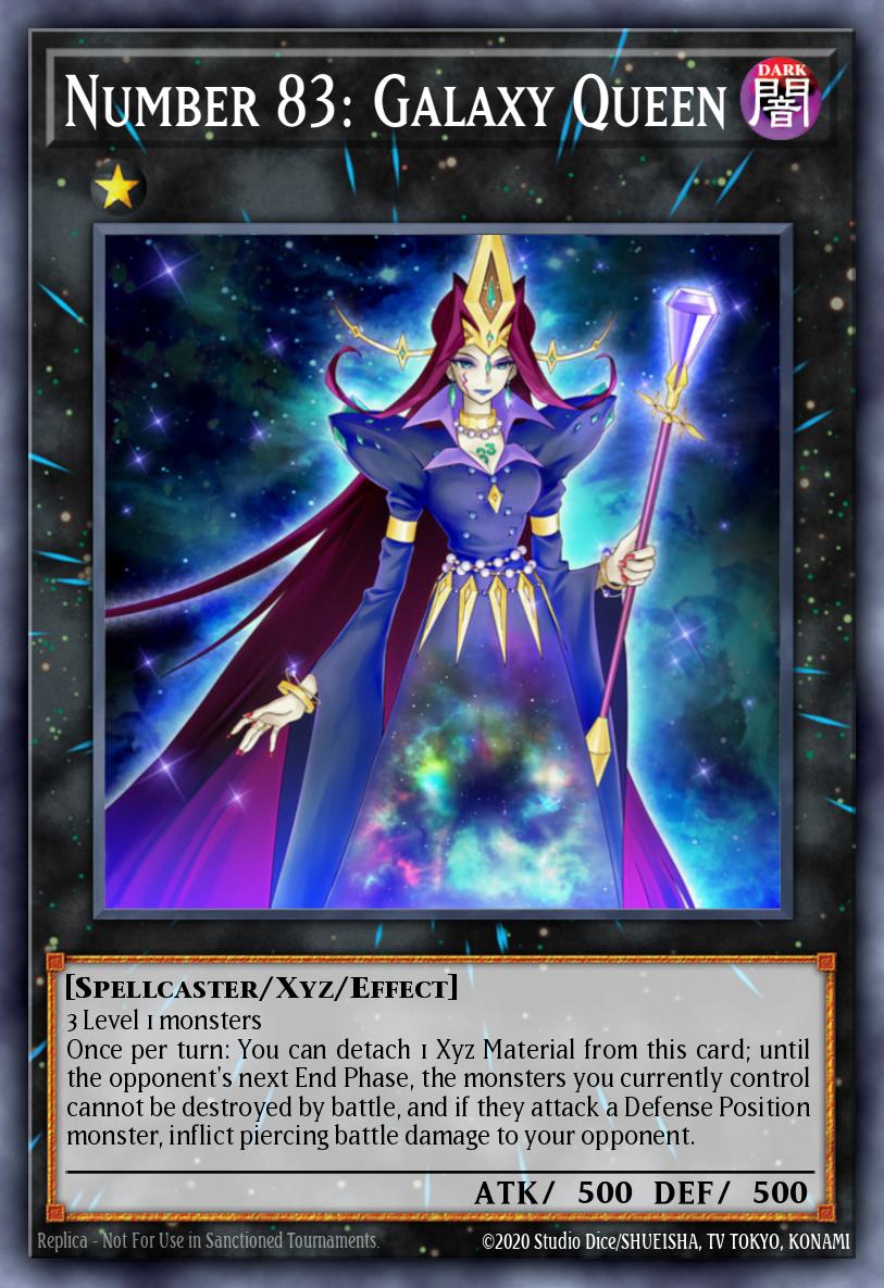 Number 83 Galaxy Queen Duel Terminal Normal Parallel Rare DT07-EN085 Duel Terminal 7b Yugioh card