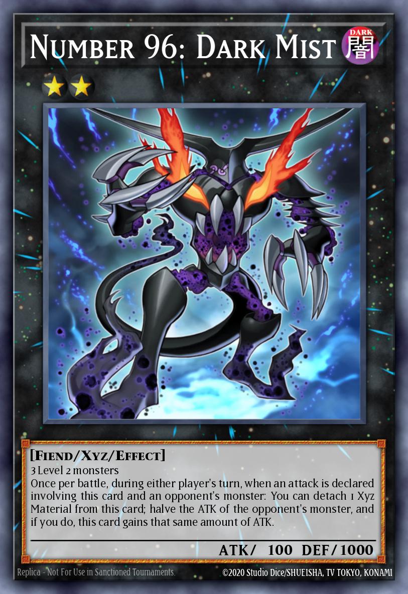 Number 96 Dark Mist Rare GEIM-EN052 Genesis Impact Yugioh card