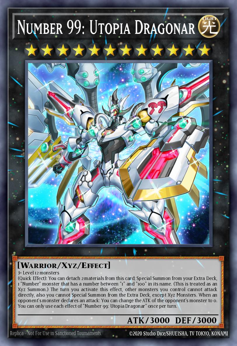 Number 99 Utopia Dragonar Secret Rare BROL-EN057 Brothers of Legend Yugioh card
