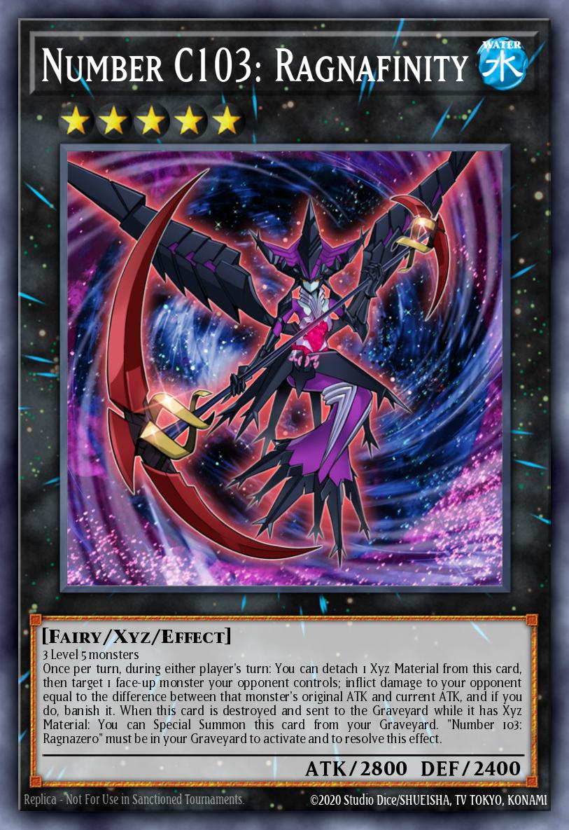 Number C103 Ragnafinity Rare PRIO-EN043 Primal Origin Yugioh card