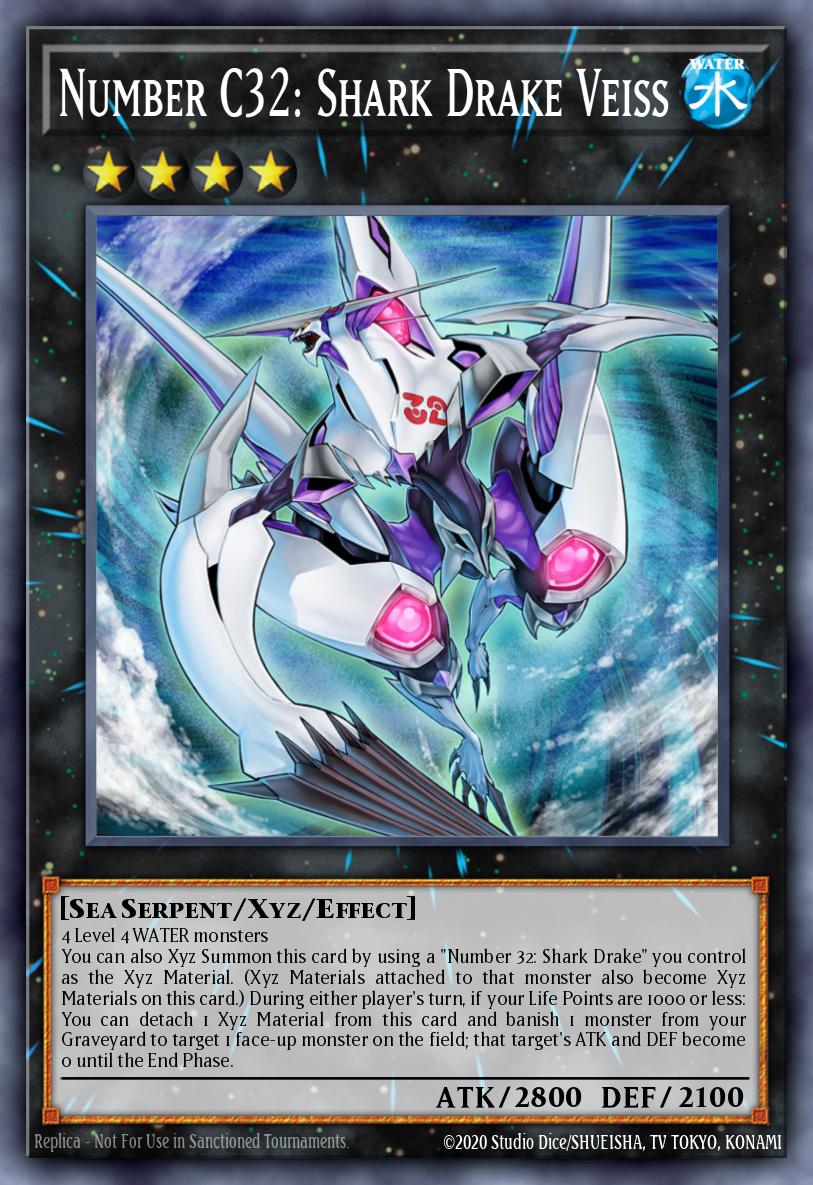 Number C32 Shark Drake Veiss Super Rare MP23-EN279 25th Anniversary Tin Dueling Heroes Mega Pack Yugioh card