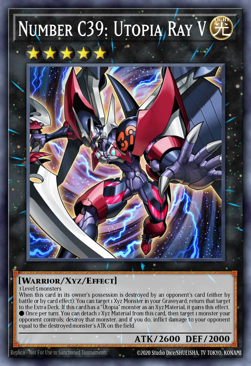 Number C39 Utopia Ray V Common OP17-EN020 OTS Tournament Pack 17 Yugioh card