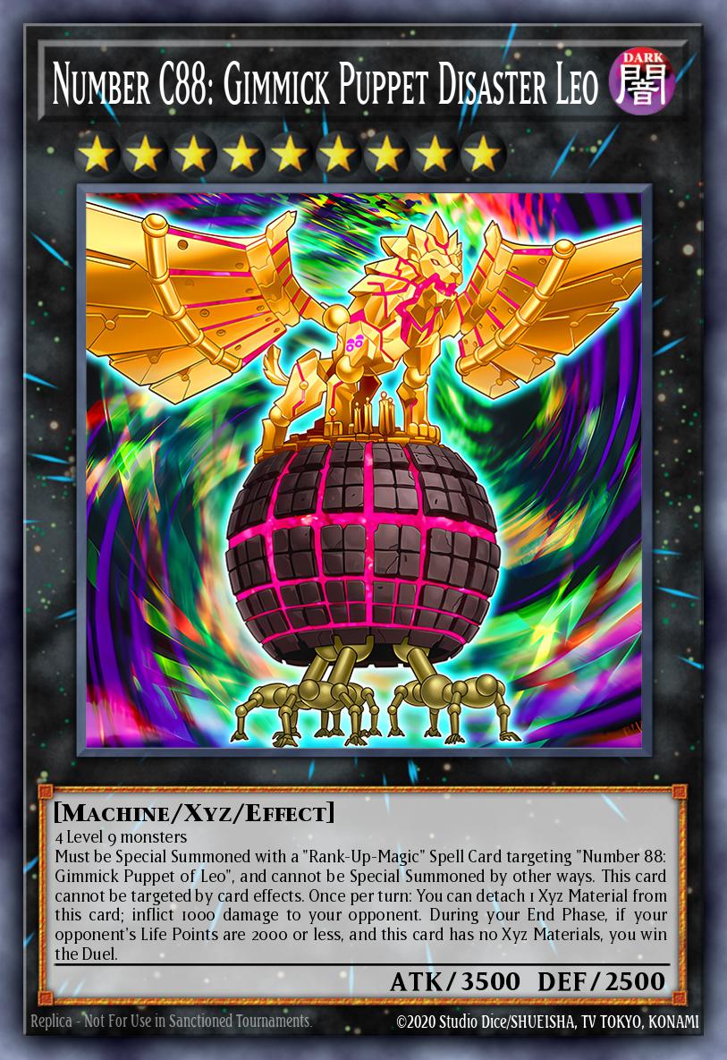 Number C88 Gimmick Puppet Disaster Leo Common LDS3-EN066 Legendary Duelists Season 3 Yugioh card