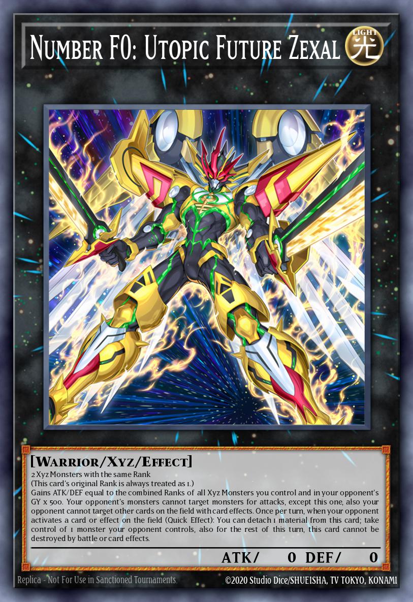 Number F0 Utopic Future Zexal Starlight Rare DUAD-EN042 Duelists Advance Yugioh card