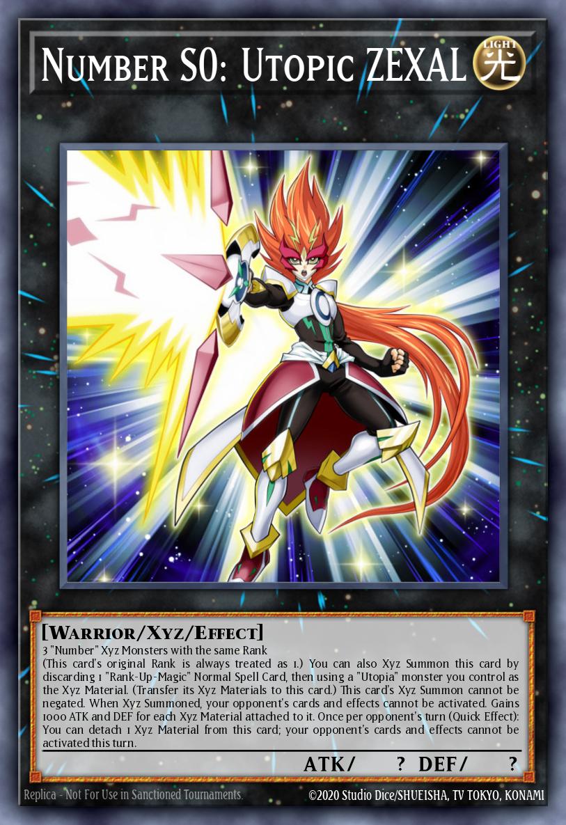 Number S0 Utopic ZEXAL Super Rare MACR-ENSE2 Maximum Crisis Special Edition Yugioh card