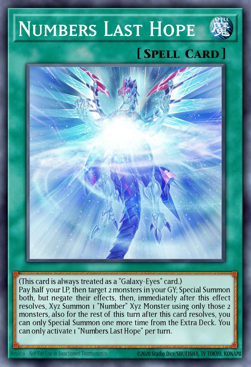Numbers Last Hope Ultra Rare BLMR-EN004 Battles of Legend Monstrous Revenge Yugioh card