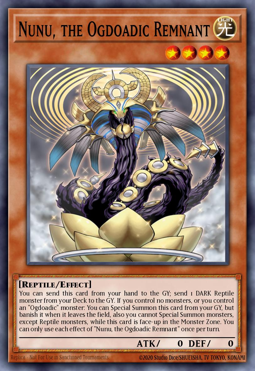Nunu the Ogdoadic Remnant Super Rare ANGU-EN001 Ancient Guardians Yugioh card