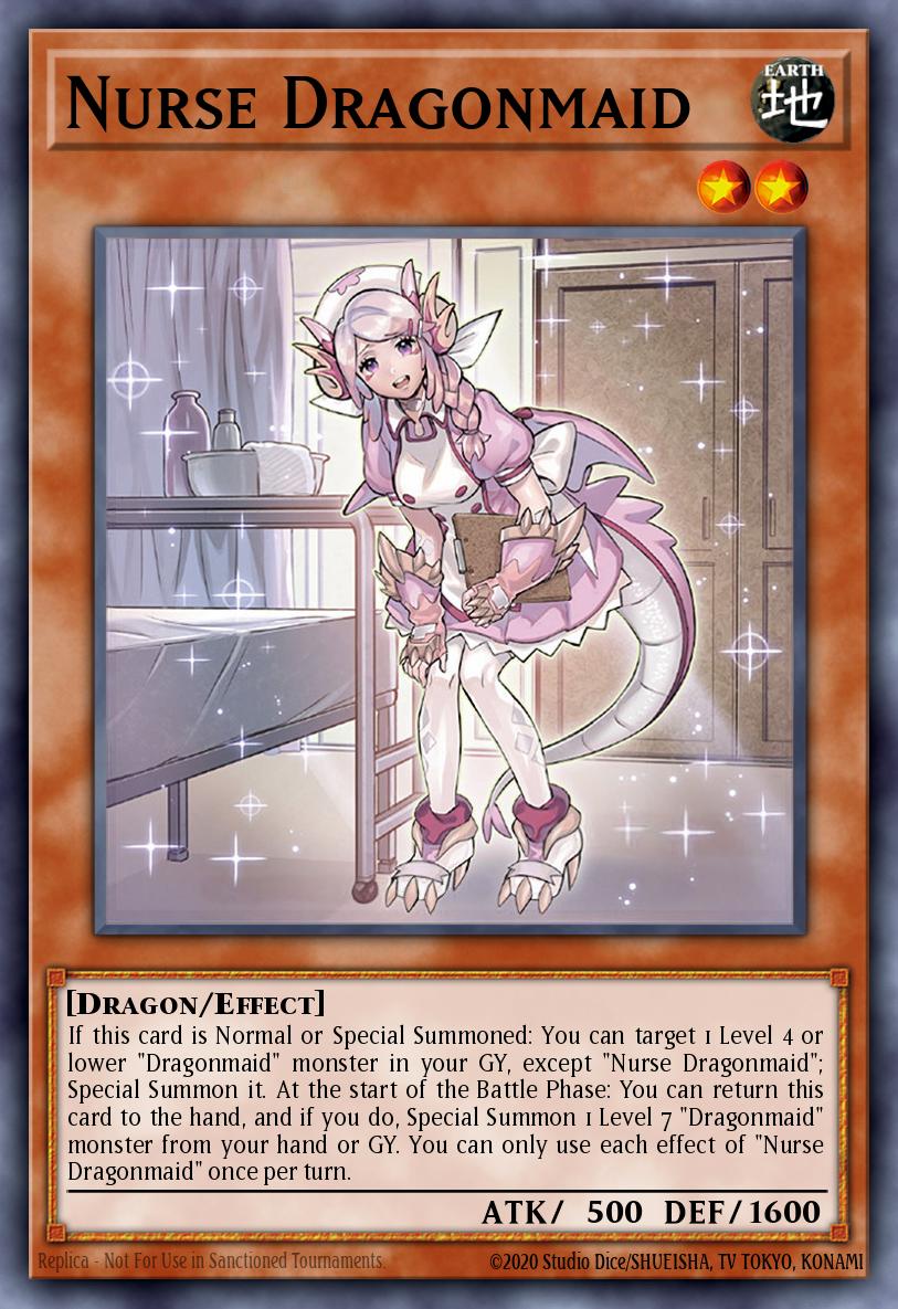 Nurse Dragonmaid Ultra Rare BLMM-EN054 Battles of Legend Monster Mayhem Yugioh card