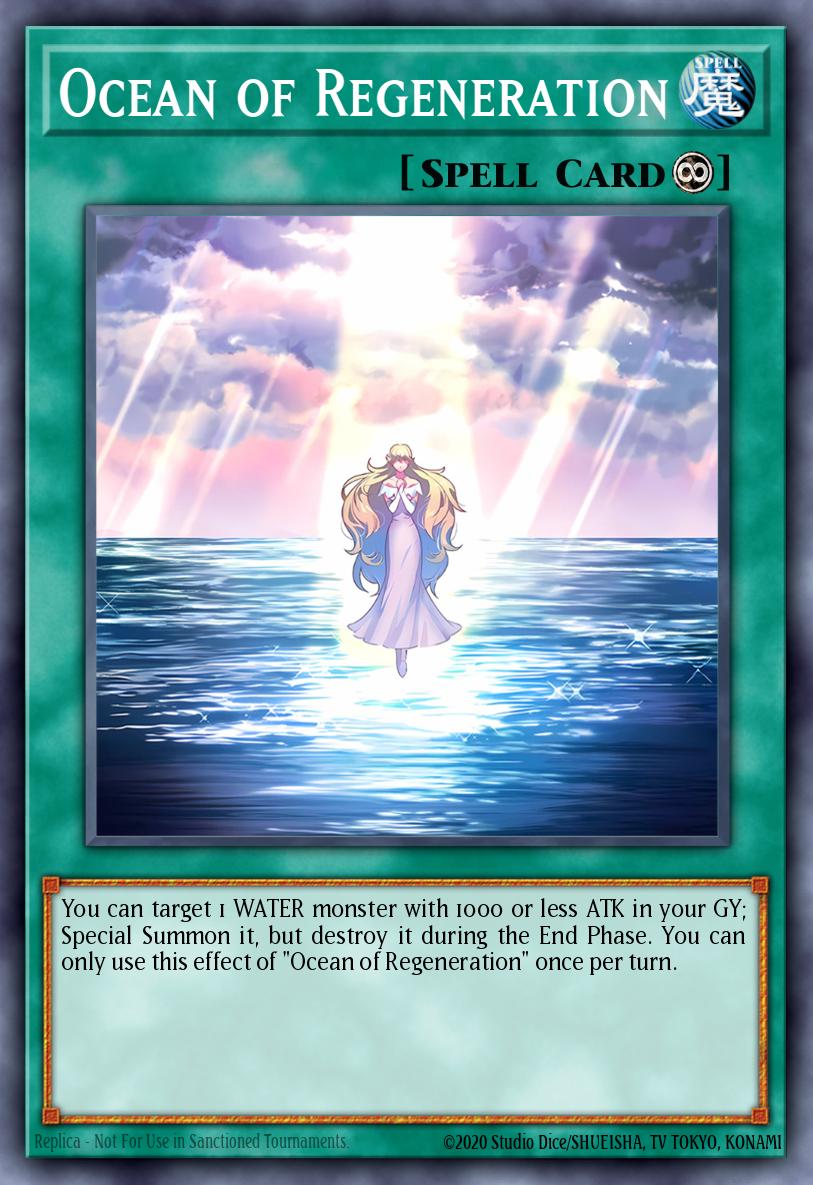 Ocean of Regeneration Super Rare MZTM-EN036 Maze of the Master Yugioh card