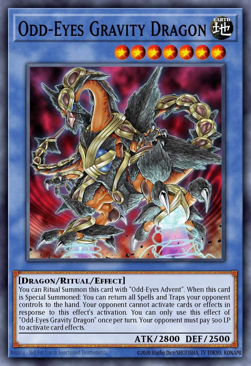 Odd-Eyes Gravity Dragon Ultra Rare BOSH-EN043 Breakers of Shadow Yugioh card