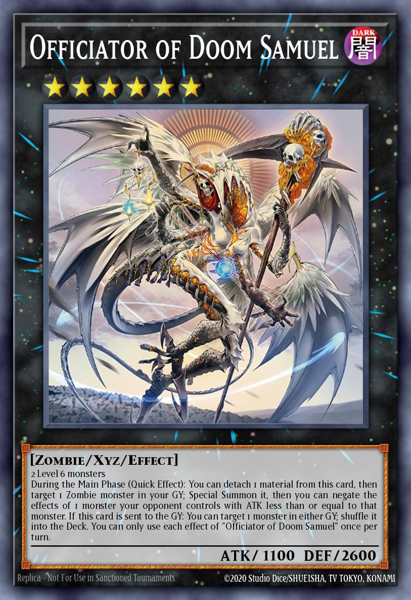 Officiator of Doom Samuel Super Rare BLZD-EN089 Blazing Dominion Yugioh card