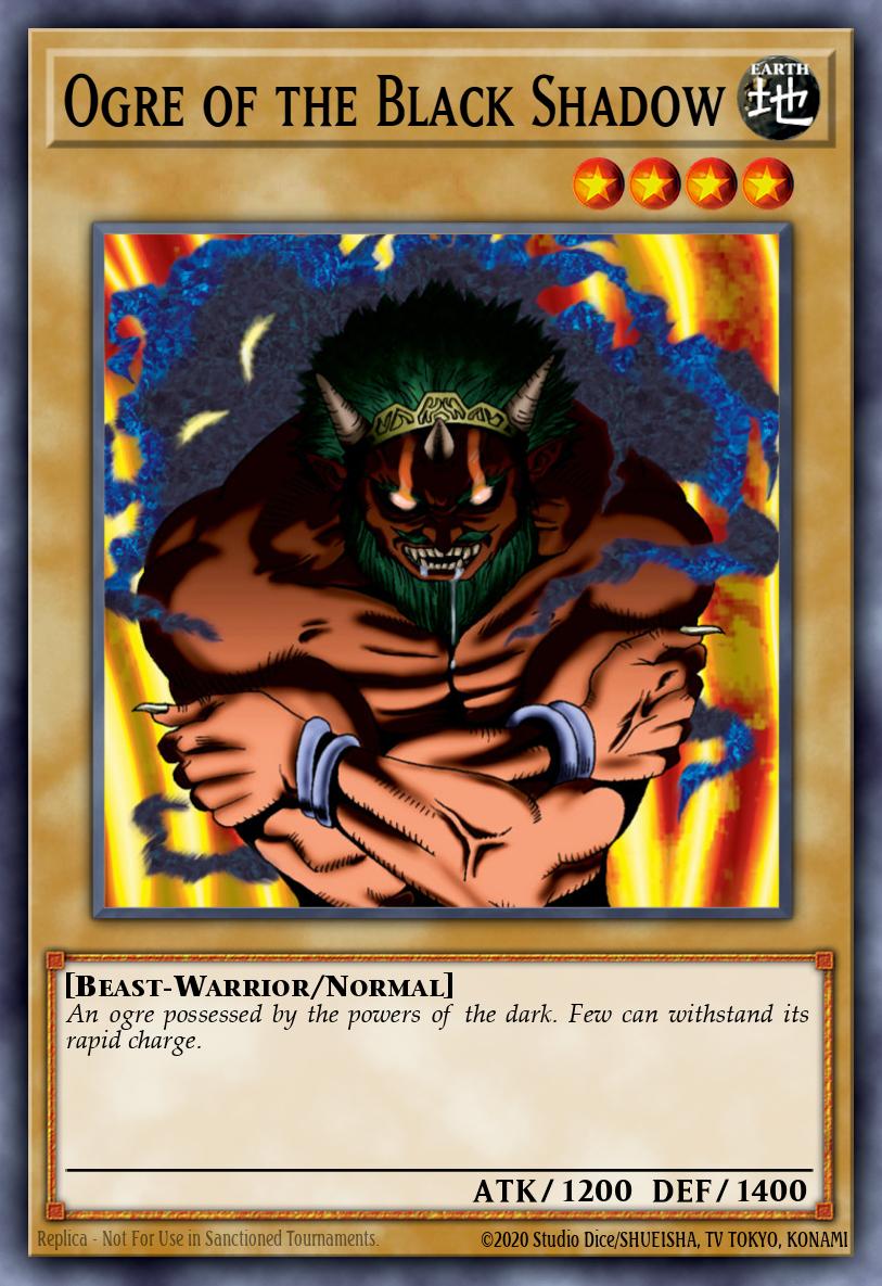Ogre of the Black Shadow Common SDK-019 Starter Deck Kaiba Yugioh card