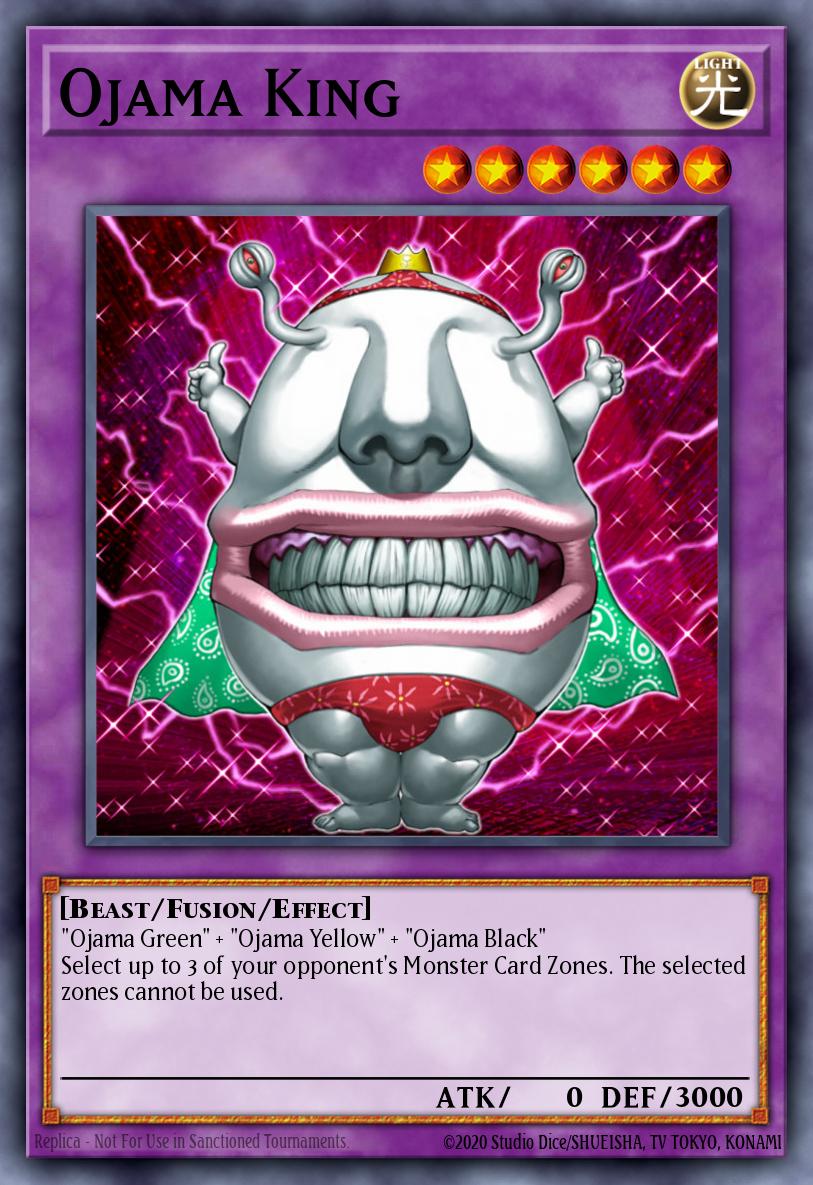 Ojama King Rare DR3-EN034 Dark Revelation Volume 3 Yugioh card
