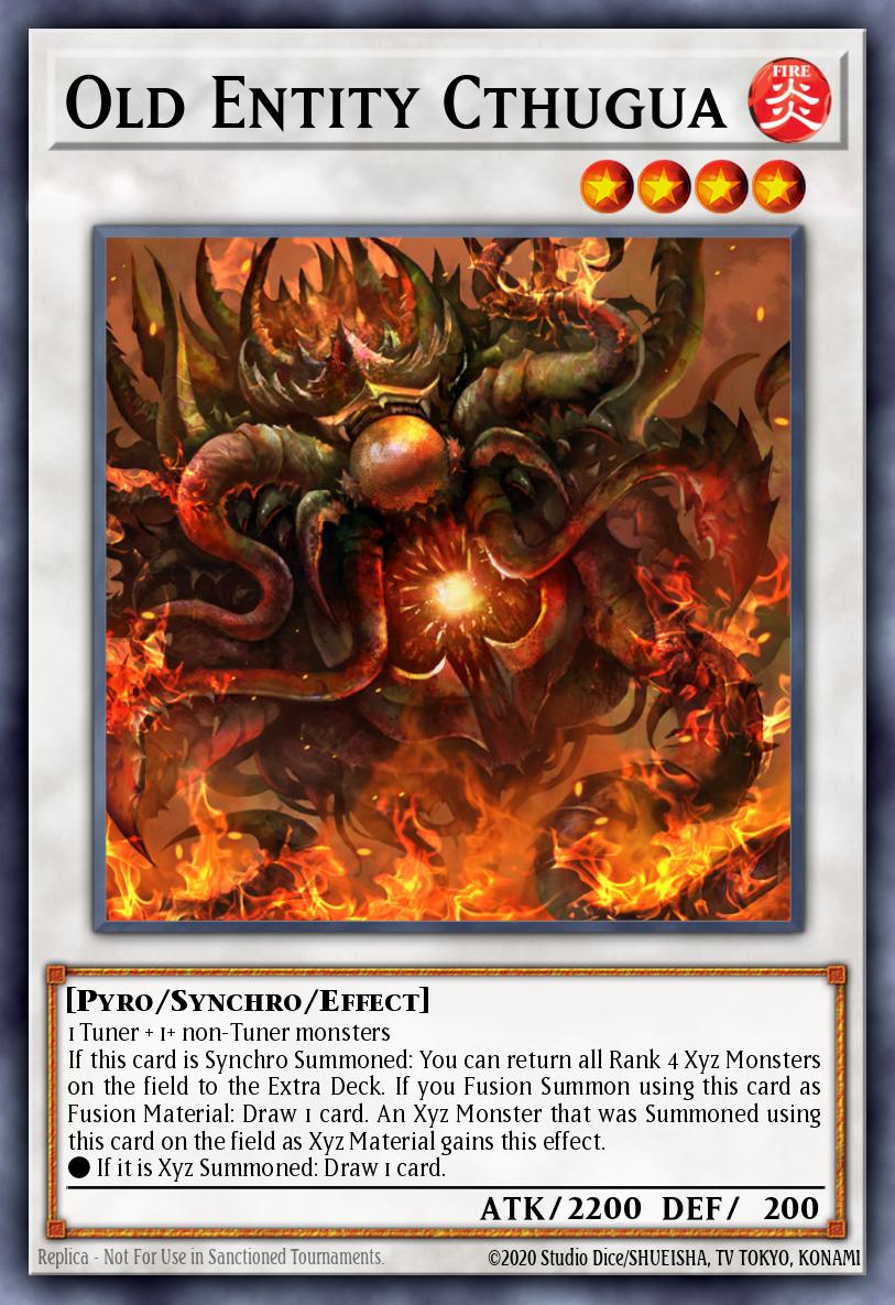 Old Entity Cthugua Secret Rare SHVA-EN016 Shadows in Valhalla Yugioh card