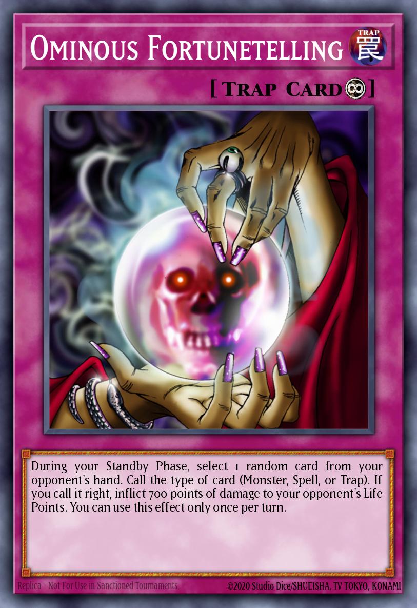 Ominous Fortunetelling Common DB2-EN203 Dark Beginning 2 Yugioh card