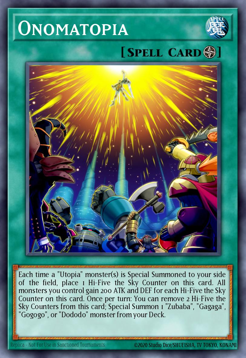 Onomatopia Ultra Rare BLMM-EN163 Battles of Legend Monster Mayhem Yugioh card