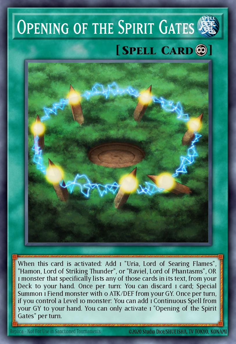 Opening of the Spirit Gates Ultra Rare MP21-EN251 2021 Tin of Ancient Battles Yugioh card