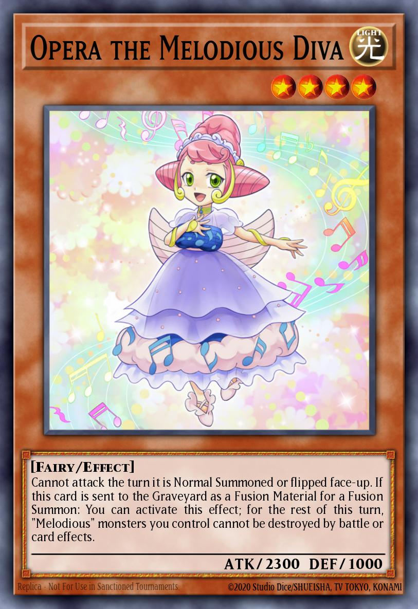 Opera the Melodious Diva Common MP16-EN054 2016 Mega-Tin Mega Pack Yugioh card