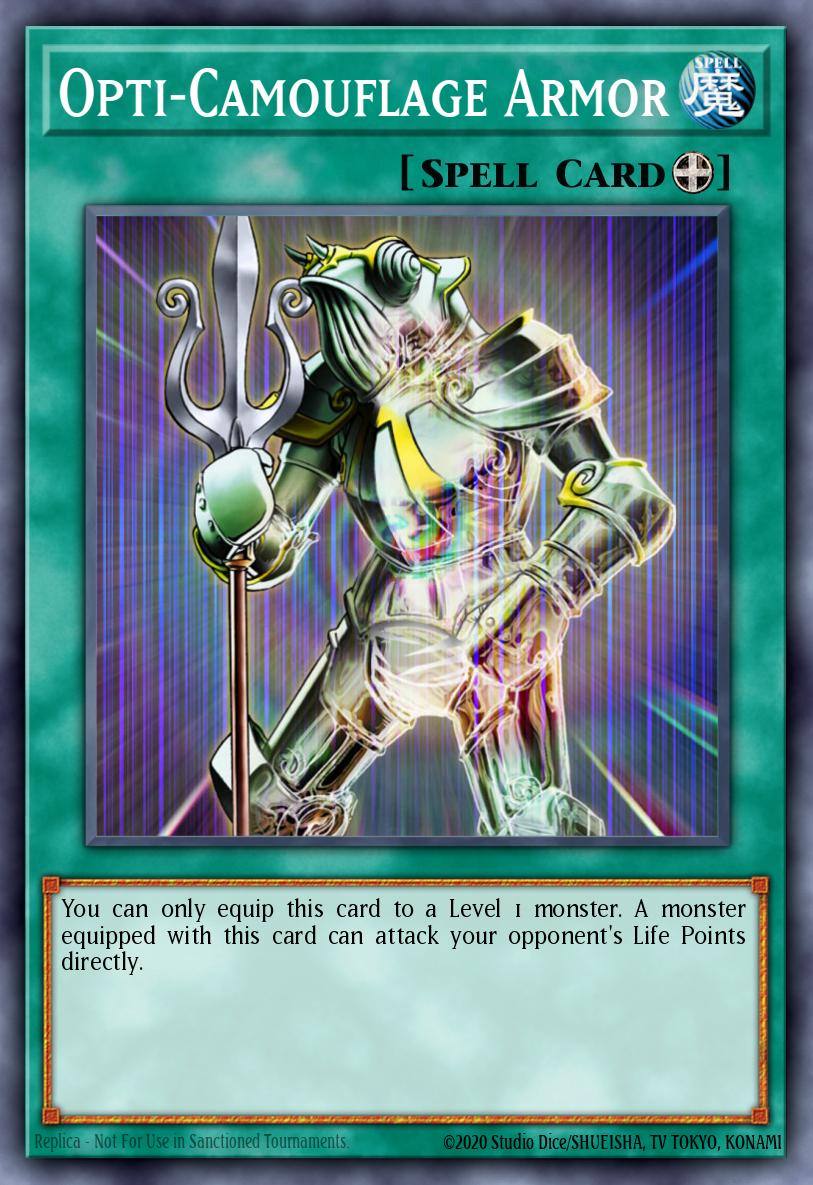 Opti-Camouflage Armor Short Print AST-035 Ancient Sanctuary Yugioh card