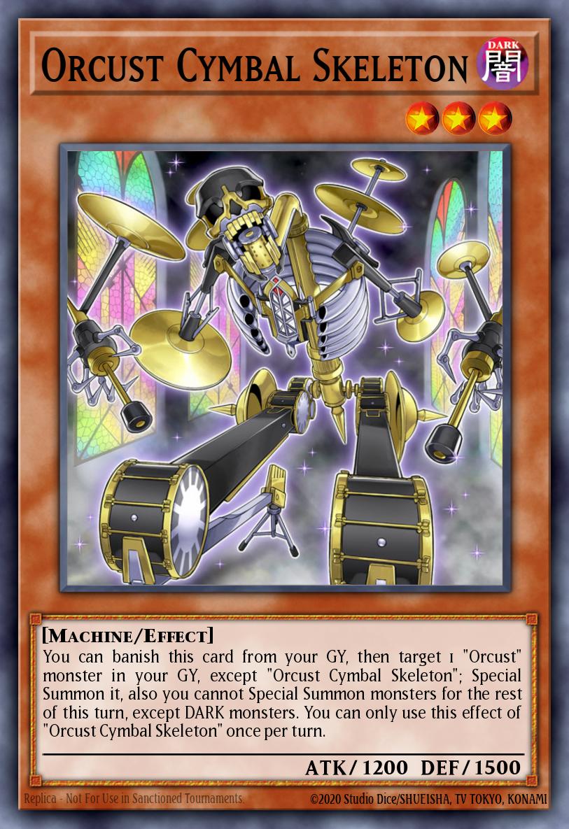 Orcust Cymbal Skeleton Ultra Rare BLMM-EN084 Battles of Legend Monster Mayhem Yugioh card