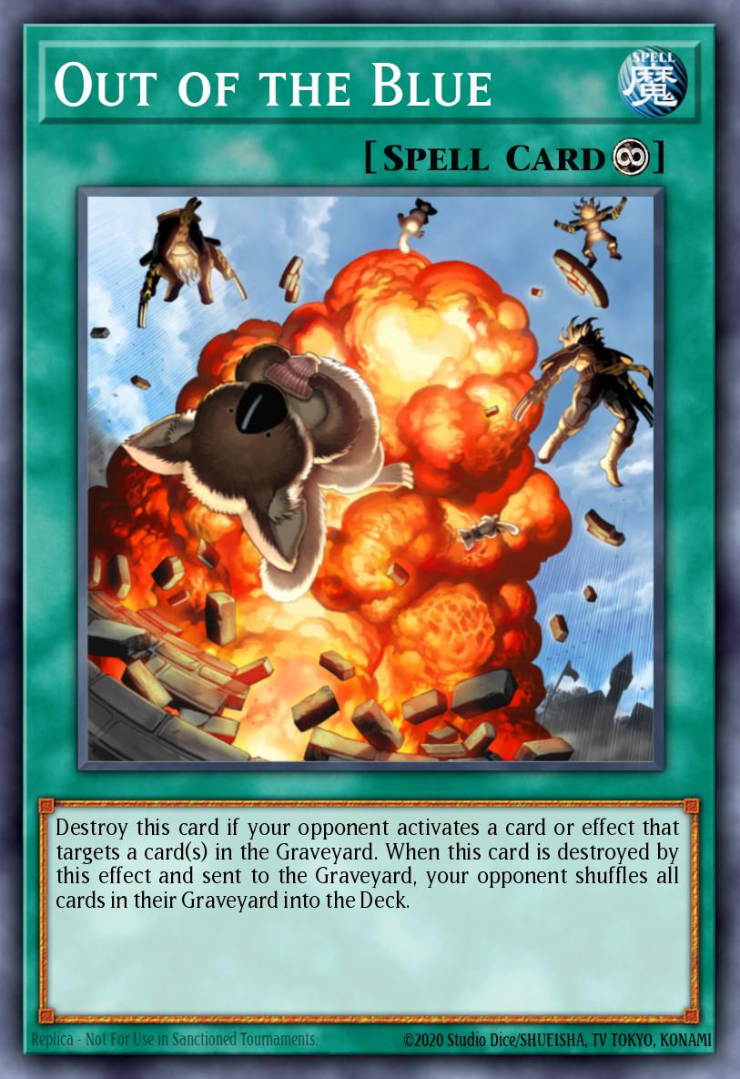 Out of the Blue Common EXVC-EN061 Extreme Victory Yugioh card