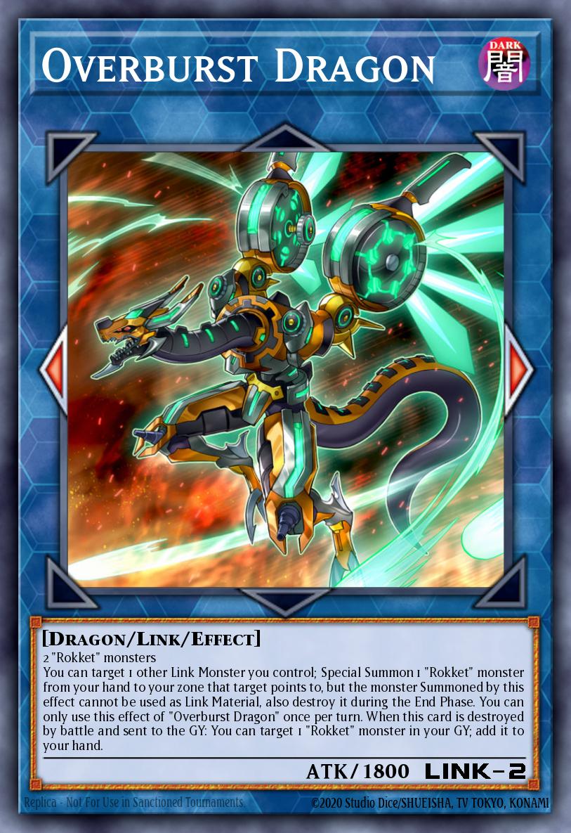 Overburst Dragon Super Rare MP20-EN200 2020 Tin of Lost Memories Mega Pack Yugioh card