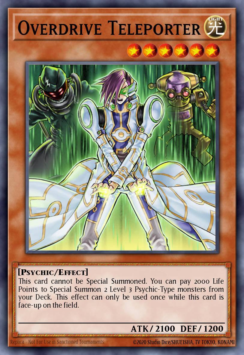 Overdrive Teleporter Secret Rare CSOC-EN083 Crossroads of Chaos Yugioh card