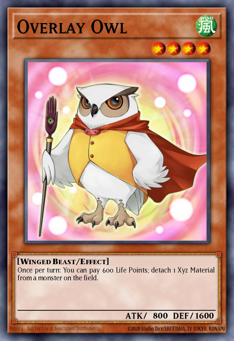 Overlay Owl Common GAOV-EN003 Galactic Overlord Yugioh card