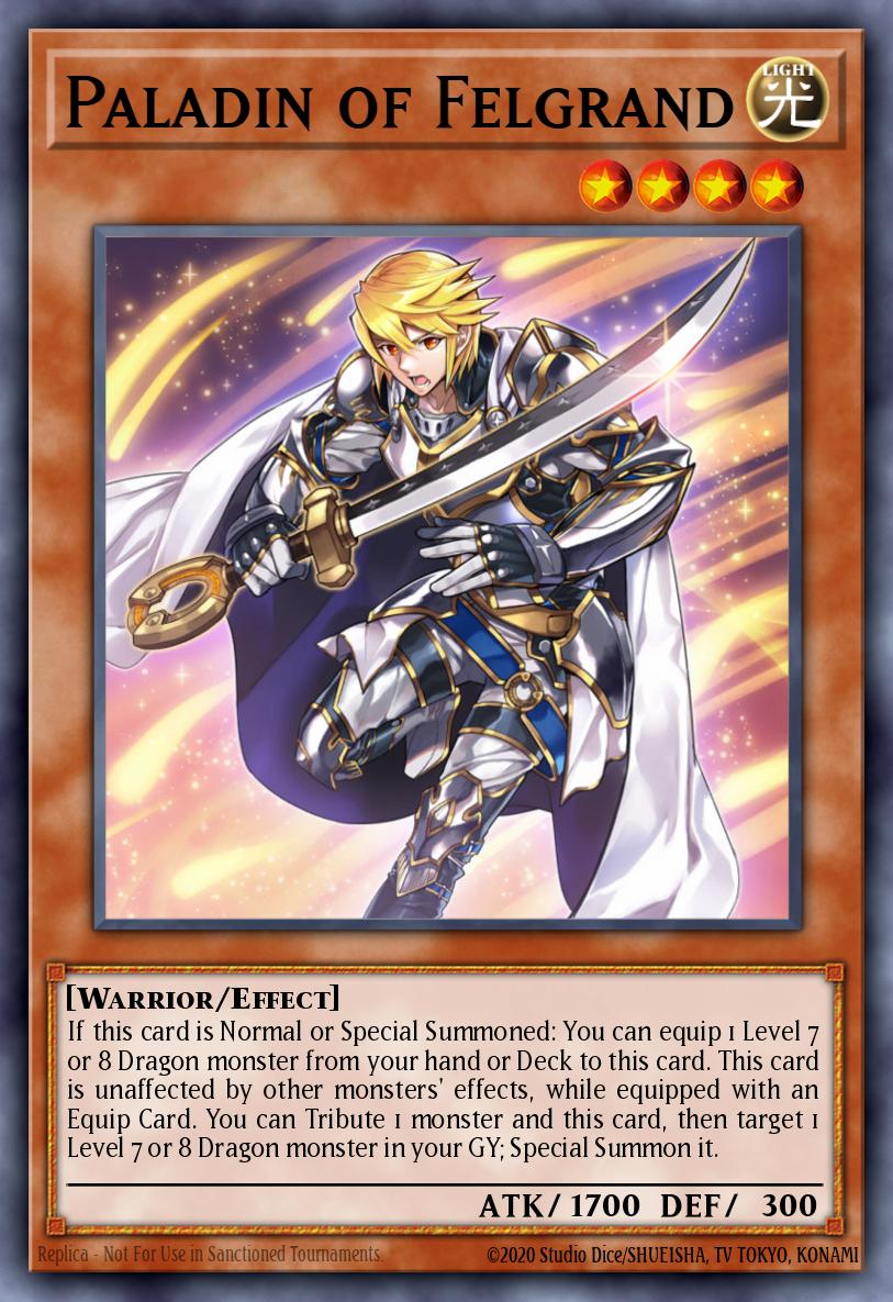 Paladin of Felgrand Super Rare OP03-EN007 OTS Tournament Pack 3 Yugioh card