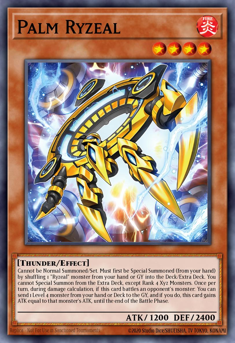 Palm Ryzeal Common MP25-EN438 2025 Mega-Pack Tin Yugioh card
