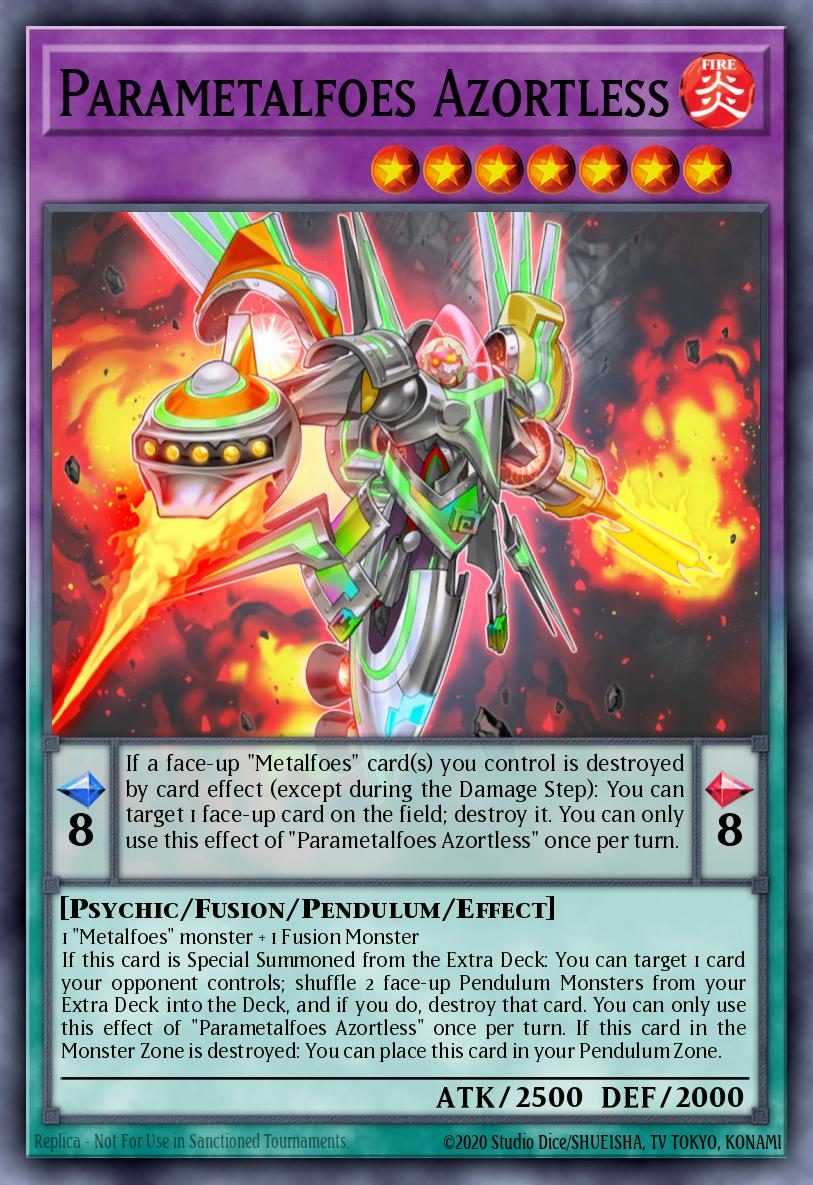 Parametalfoes Azortless Common MP22-EN022 2022 Tin of the Pharaohs Gods Yugioh card
