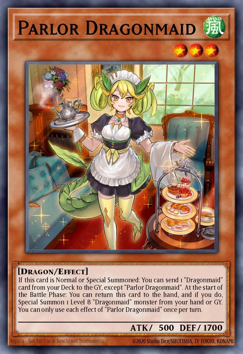 Parlor Dragonmaid Ultra Rare BLMM-EN060 Battles of Legend Monster Mayhem Yugioh card