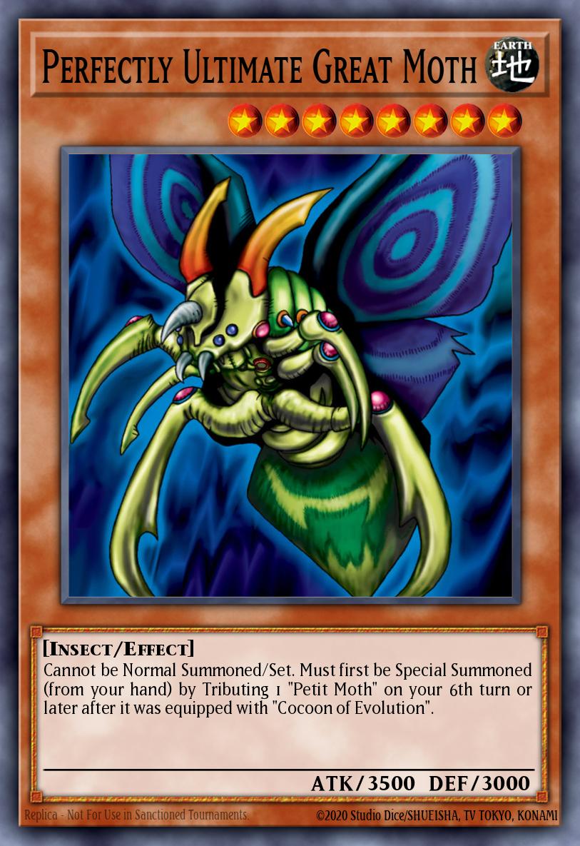 Perfectly Ultimate Great Moth Ultra Rare DB2-EN249 Dark Beginning 2 Yugioh card